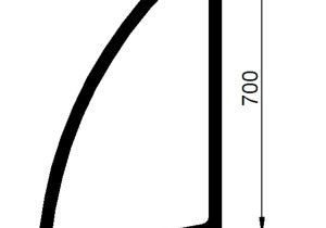 Скло двері Dieci 38.10 BSC0415