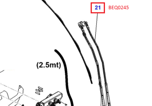 Ричаг щітки склоочисника Dieci BEQ0245