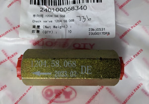 Односторонній гідравлічний клапан 1204.58.068  240100068340