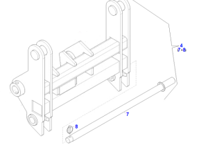 Плита кріплення вил DIECI BCV8072/0G